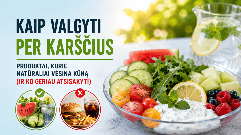 dietologas ka valgyti per karscius produktai kurie naturaliai vesina kuna ir ko geriau atsisakyti