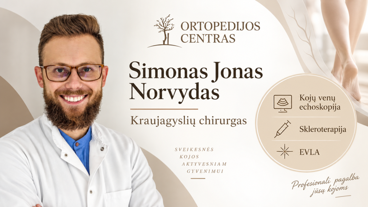 Simonas Jonas Norvydas – kraujagyslių chirurgijos specialistas